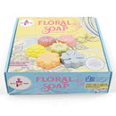 KKM2021C MELT AND POUR NATURAL COCOA BUTTER FLORAL SOAP MAKING KIT