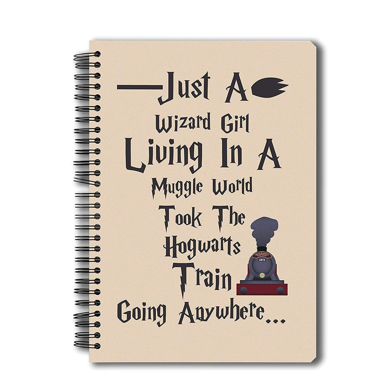 HARRY POTTER - WIZARD GIRL A5 WIRO NOTEBOOK 150 PAGES