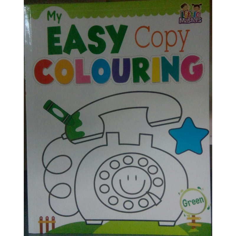 MY EASY COPY COLOURING GREEN