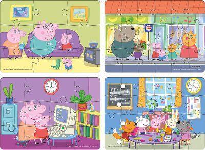 Frank Peppa Pig - 4 In 1 Puzzle - Odyssey Online Store