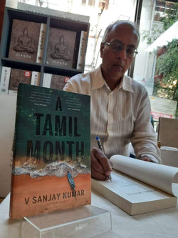 Author Sanjay Kumar visits Odyssey bookstore at Adyar - Odyssey Online Store