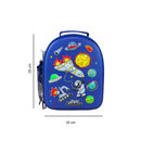 SMILY KIDDOS HARDTOP LUNCH BAG V2 SPACE THEME BLUE 8 INCHES - Odyssey Online Store