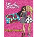 BARBIE COPY AND COLOUR FRIENDS FOREVER