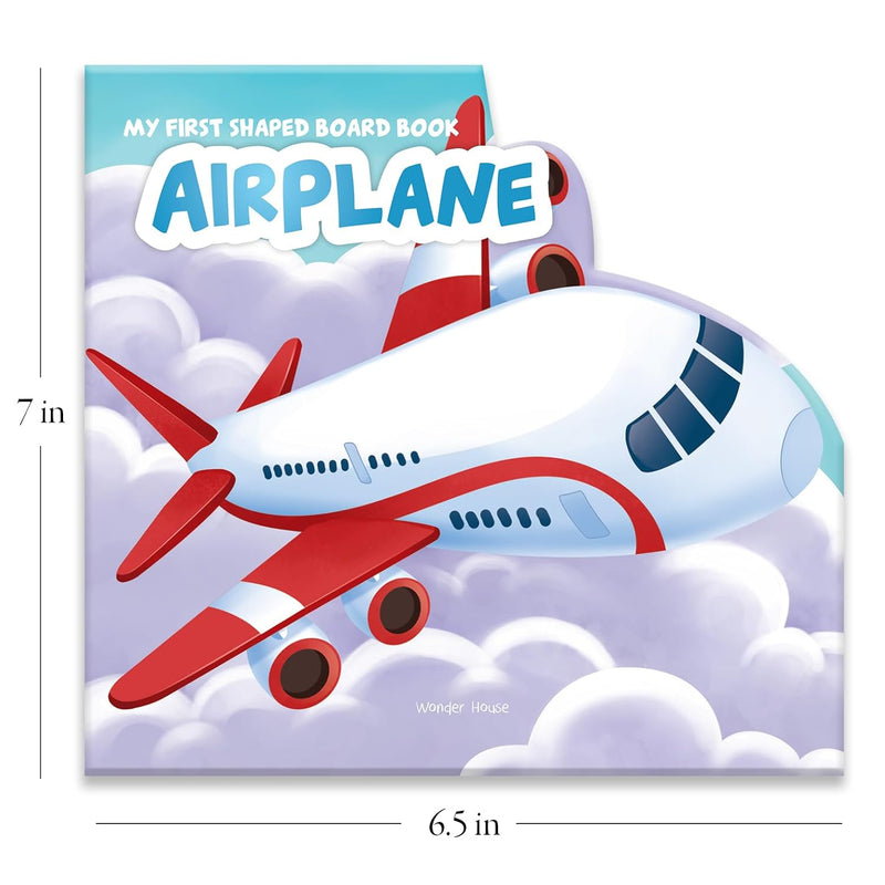 MY FIRST SHAPED BOARD BOOK FOR CHILDREN TRANSPORT AIRPLANE
