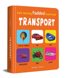 EARLY LEARNING PADDED BOOK OF TRANSPORT