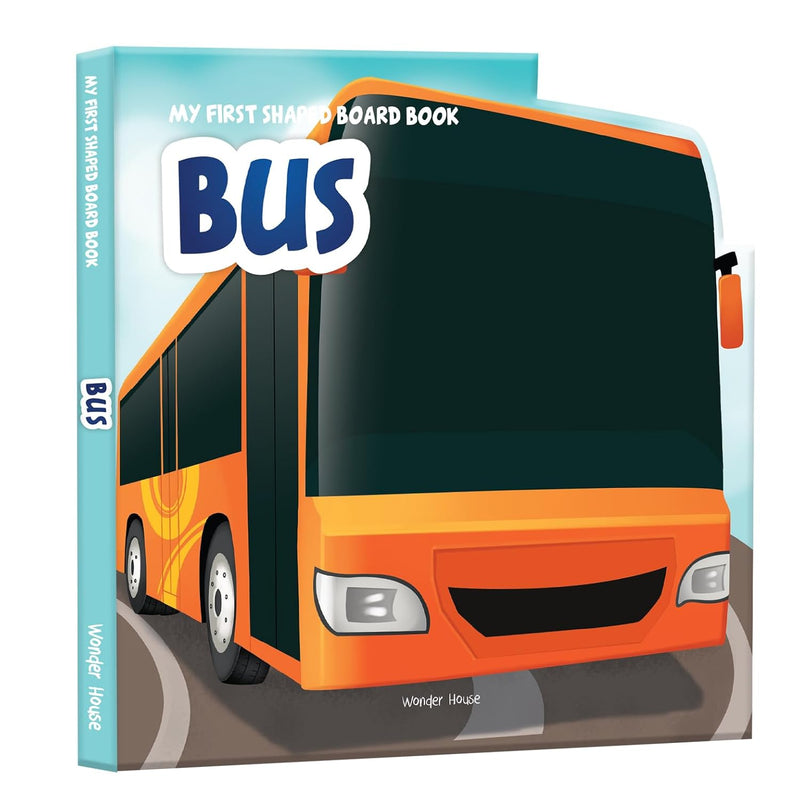 MY FIRST SHAPED BOARD BOOK FOR CHILDREN TRANSPORT BUS