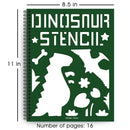DINOSAUR STENCIL BOOK