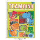 TEAM DINO STICKER COLORING BOOK FOR KIDS