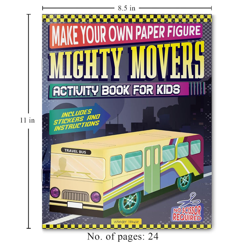 MAKE YOUR OWN PAPER FIGURE MIGHTY MOVERS