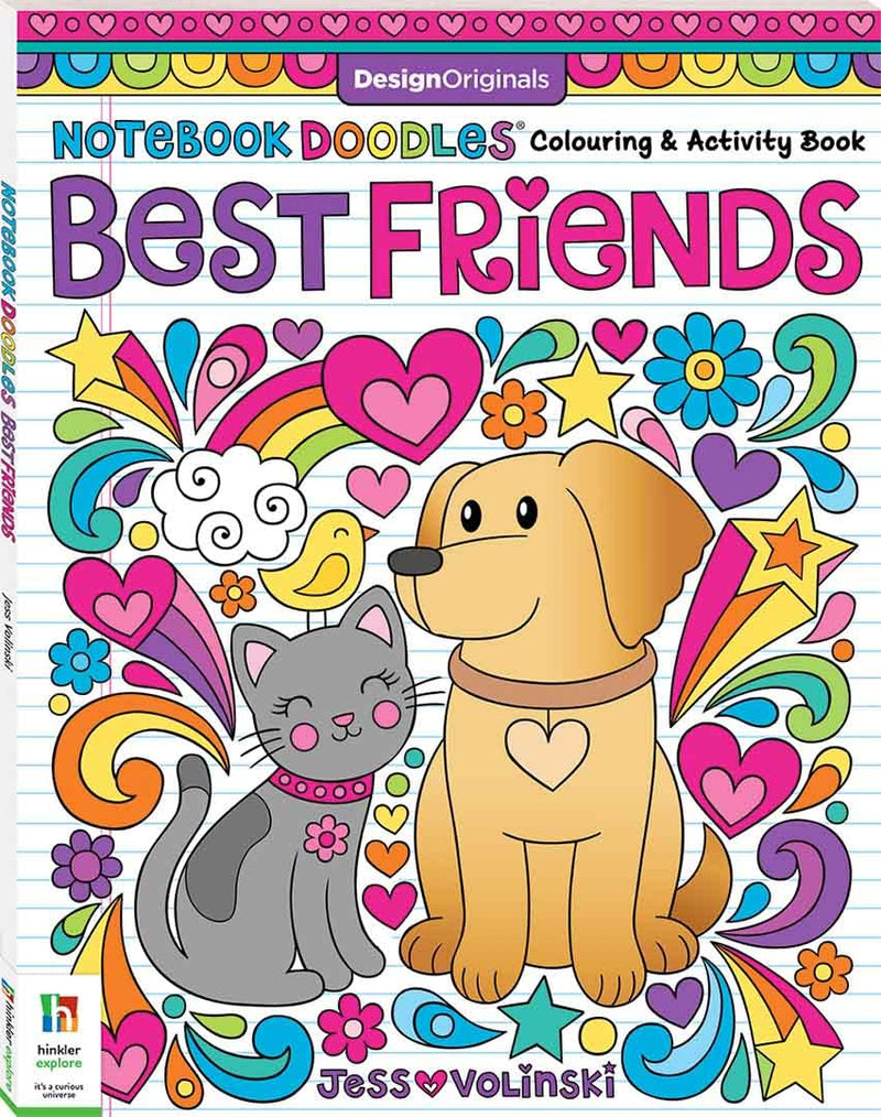 Design Originals Notebook Doodles Best Friends Coloring & Activity Book - Odyssey Online Store