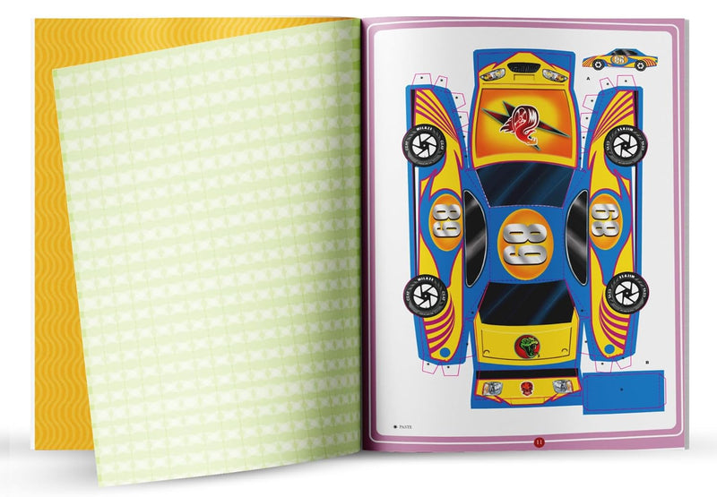 MAKE YOUR OWN PAPER FIGURE RACING CARS