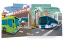 MY FIRST SHAPED BOARD BOOK FOR CHILDREN TRANSPORT BUS