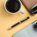 AT0662-12 CTY MT BLK LQR GOLD PVD B/P