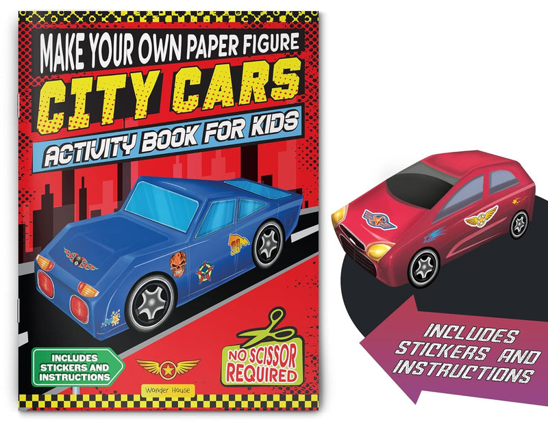 MAKE YOUR OWN PAPER FIGURE CITY CARS