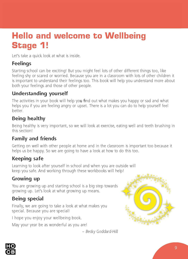 WELLBEING FOR KIDS BOOK 1