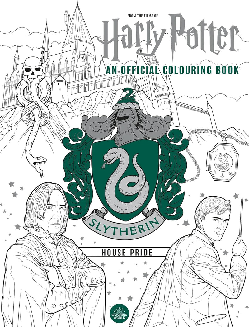 HARRY POTTER AN OFFICIAL COLOURING BOOK SLYTHERIN - Odyssey Online Store