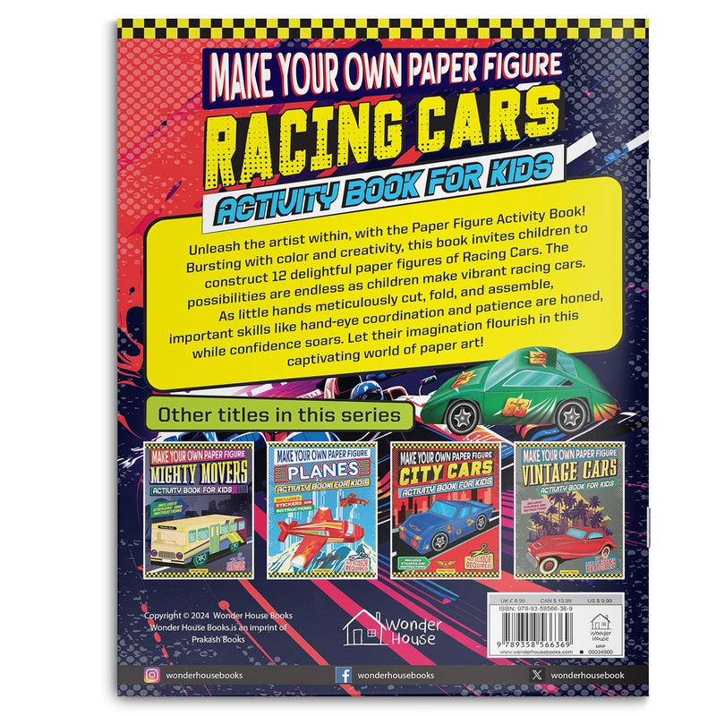 MAKE YOUR OWN PAPER FIGURE RACING CARS