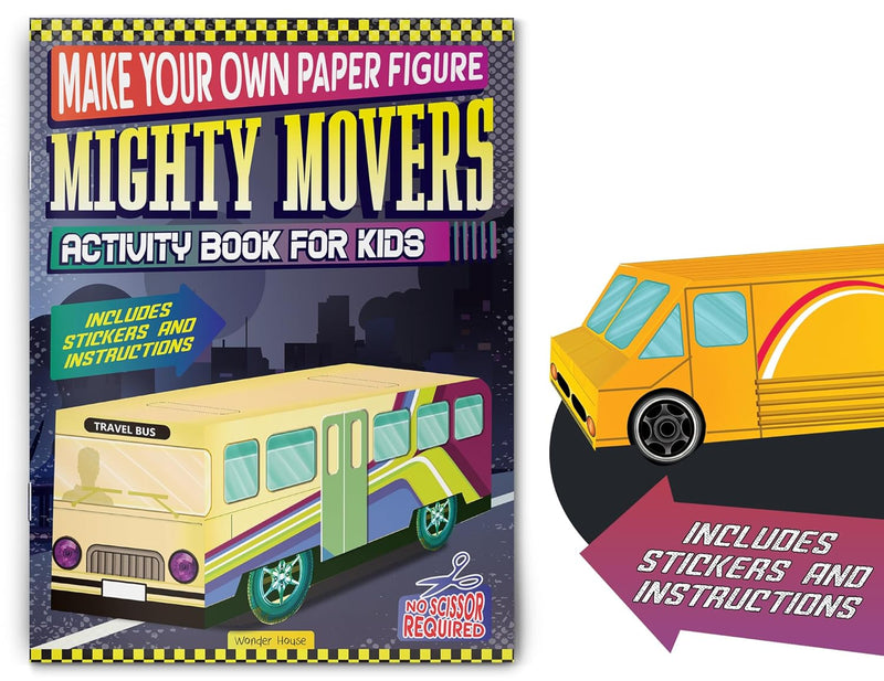 MAKE YOUR OWN PAPER FIGURE MIGHTY MOVERS