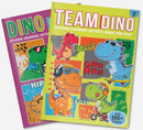 TEAM DINO STICKER COLORING BOOK FOR KIDS