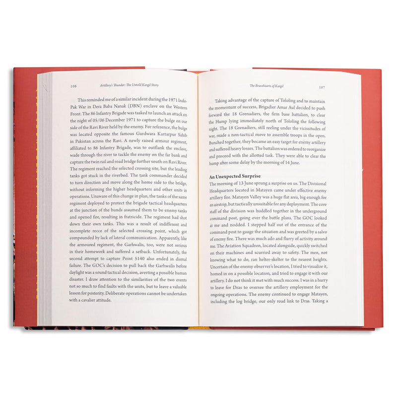 ARTILLERYS THUNDER : THE UNTOLD KARGIL STORY - Odyssey Online Store