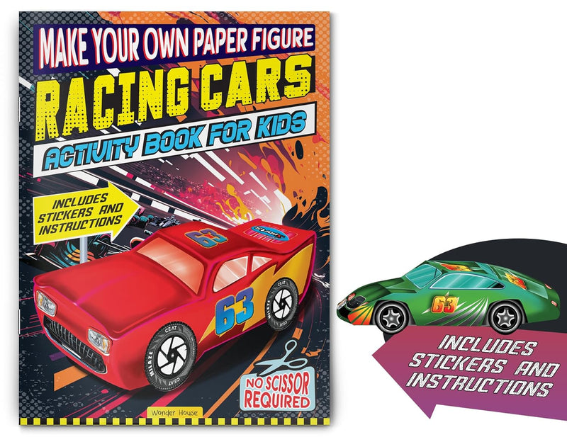 MAKE YOUR OWN PAPER FIGURE RACING CARS