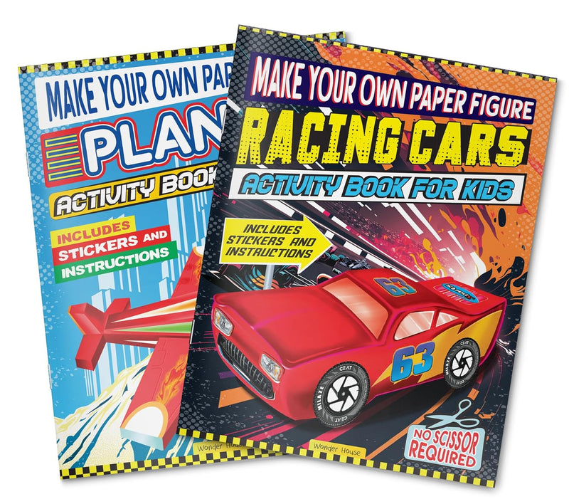 MAKE YOUR OWN PAPER FIGURE RACING CARS