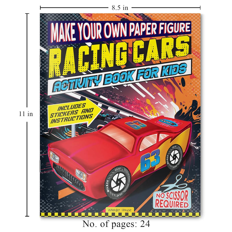 MAKE YOUR OWN PAPER FIGURE RACING CARS