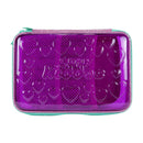 SMILY PVC PENCIL CASEPURPLE - Odyssey Online Store