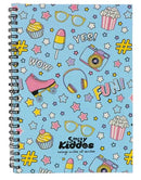 SMILY A5 LINED NOTEBOOKLIGHT BLUE - Odyssey Online Store
