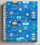 SMILY A5 LINED NOTEBOOKBLUE - Odyssey Online Store