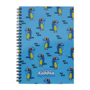 SMILY KIDDOS A5 LINED NOTEBOOK DINO THEME BLUE - Odyssey Online Store