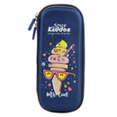 SMILY KIDDOS SMALL PENCIL CASE ICECREAM LIGHT BLUE - Odyssey Online Store