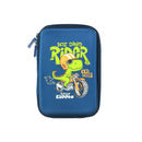SMILY KIDDOS SINGLE COMPARTMENT PENCIL CASE DINO THEME NAVY BLUE - Odyssey Online Store
