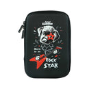 SMILY KIDDOS SINGLE COMPARTMENT PENCIL CASE ROCKSTAR THEME  BLACK - Odyssey Online Store