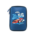 SMILY KIDDOS SINGLE COMPARTMENT RACE CAR NAVY BLUE - Odyssey Online Store
