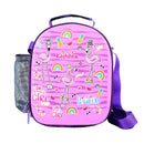 SMILY KIDDOS HARTOP EVA LUNCH BAG FLAMINGO THEME PURPLE 10 INCHES - Odyssey Online Store