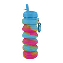 SMILY KIDDOS SILICONE WATER BOTTLE LIGHT BLUE 680 ML - Odyssey Online Store