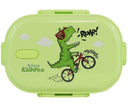 SMILY KIDDOS ROAR DINO THEME STAINLESS STEEL LUNCH BOX GREEN MEDIUM - Odyssey Online Store