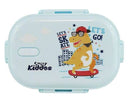 SMILY KIDDOS SKATER DINO THEME STAINLESS STEEL LUNCH BOX LIGHT BLUE MEDIUM - Odyssey Online Store
