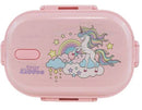 SMILY KIDDOS UNICORN THEME STAINLESS STEEL LUNCH BOX PINK SMALL - Odyssey Online Store