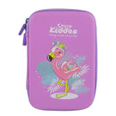 SMILY KIDDOS SINGLE COMPARTMENT EVA PENCIL CASE FLAMINGO THEME PURPLE - Odyssey Online Store