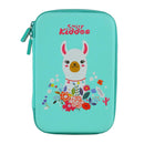 SMILY KIDDOS SINGLE COMPARTMENT EVA PENCIL CASE LLAMA THEME GREEN - Odyssey Online Store