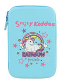 SMILY KIDDOS SINGLE COMPARTMENT EVA PENCIL UNICORN POWER LIGHT BLUE - Odyssey Online Store