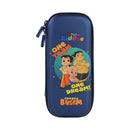SMILY KIDDOS EVA HARDTOP SMALL PENCIL CASE CHOTA BHEEM ONE TEAM METALLIC BLUE - Odyssey Online Store