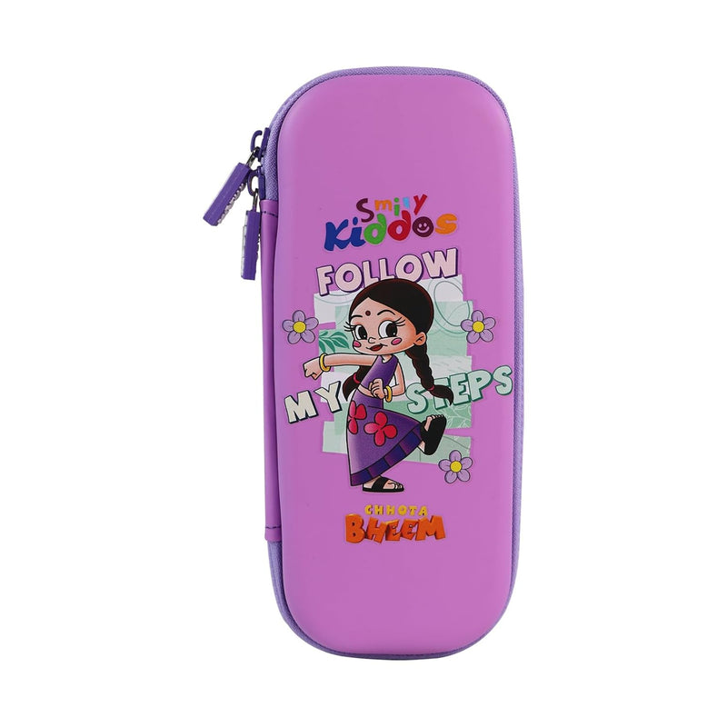 SMILY KIDDOS EVA HARDTOP SMALL PENCIL CASE CHUTKI FOLLOW MY STEPS PURPLE - Odyssey Online Store