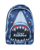 SMILY KIDDOS JUNIOR BACKPACK BLUE SHARK 13 INCHES - Odyssey Online Store