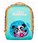 SMILY KIDDOS PRESCHOOL BACKPACK PANDA THEME LIGHT BLUE 10 INCHES - Odyssey Online Store