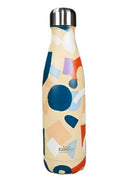 SMILY KIDDOS STAINLESS STEEL WATER BOTTLE 500 ML ABSTRACT THEME YELLOW - Odyssey Online Store