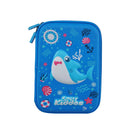 SMILY KIDDOS SINGLE COMPARTMENT PENCIL CASE V3 BABY SHARK THEME BLUE - Odyssey Online Store