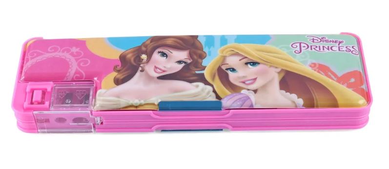 DISNEY PRINCESS PENCIL BOX 1 BUTTON - Odyssey Online Store